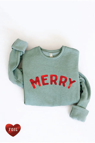 Plus Merry Foil Sweater