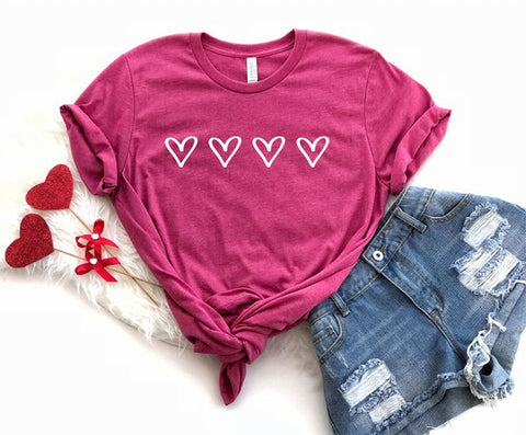Hearts Tee
