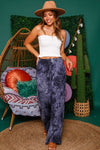 Sky-Dye Wide-Leg Pants