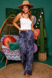 Sky-Dye Wide-Leg Pants