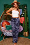 Sky-Dye Wide-Leg Pants