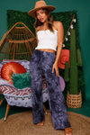 Sky-Dye Wide-Leg Pants