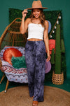 Sky-Dye Wide-Leg Pants