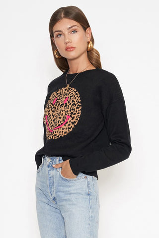 Happy Leopard Sweater