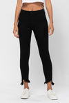 Gianna Black Distressed Skinny Jeans