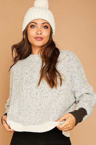 sweater heather gray  avery