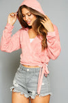 Bella Cropped Hoodie