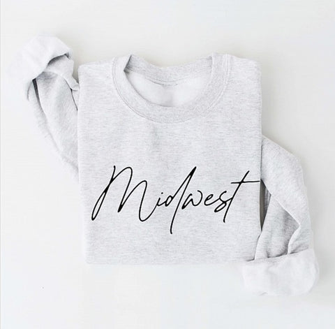 Midwest Script Crew Neck Sweatshirt
