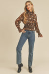 Flower Smocked Blouse