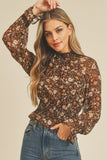 Flower Smocked Blouse